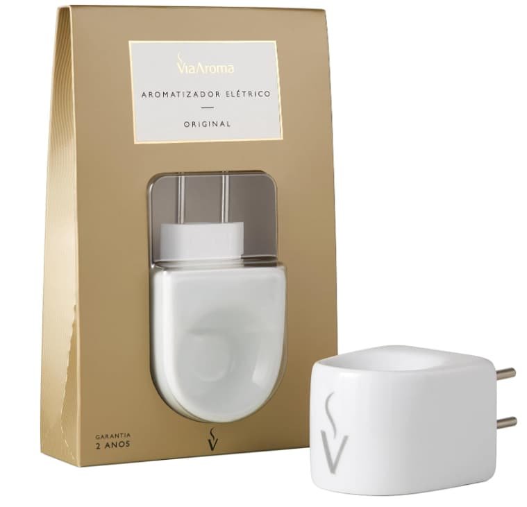 Aromatizador elétrico de porcelana Via Aroma