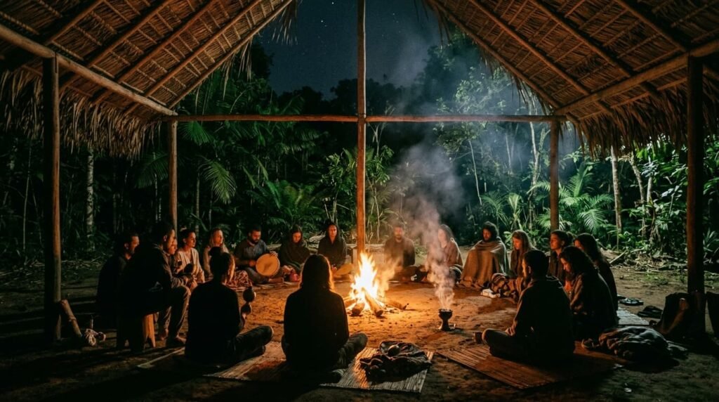 ritual de ayahuasca em contexto indígena